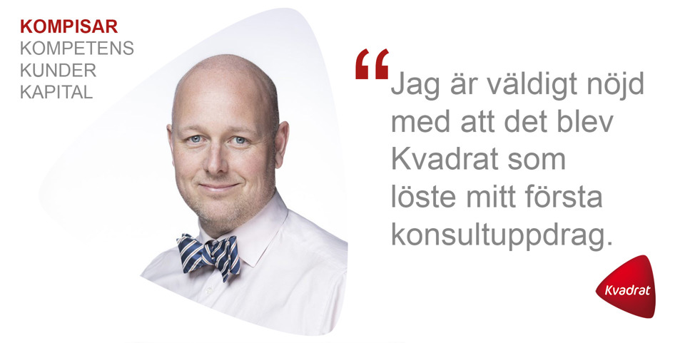 Peter Antonsson är verksamhetsutvecklare och ansluten till Kvadrat Sundsvall.